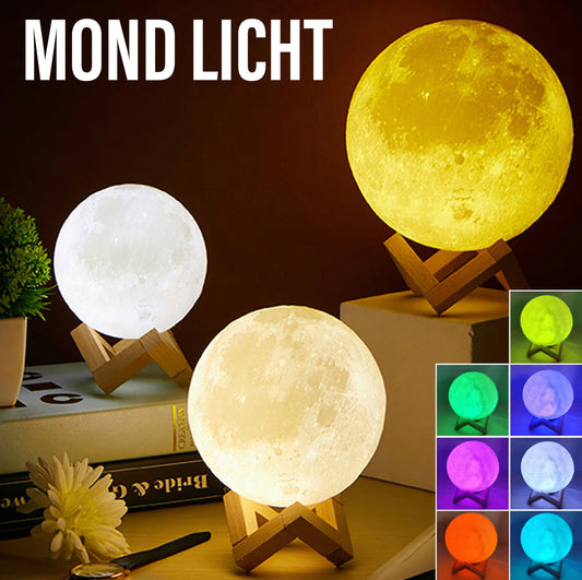 LED 3D Nachtlampe (Mond)